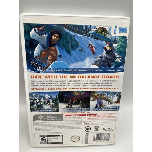 Shaun White Snowboarding: Road Trip (Nintendo Wii, 2008) Complete and Tested - Picture 2 of 6